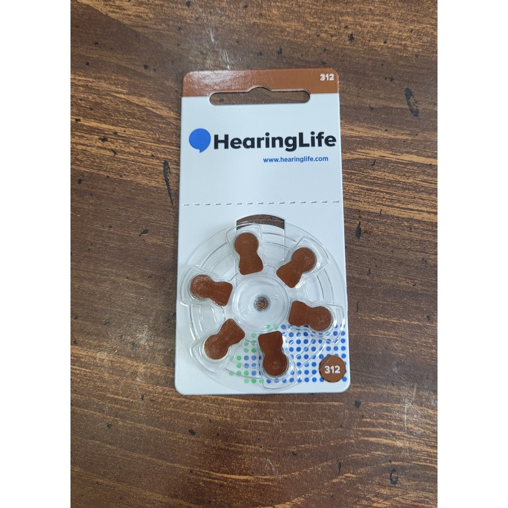 NIP Hearing Life Hearing Aid Batteries 1.45V #312